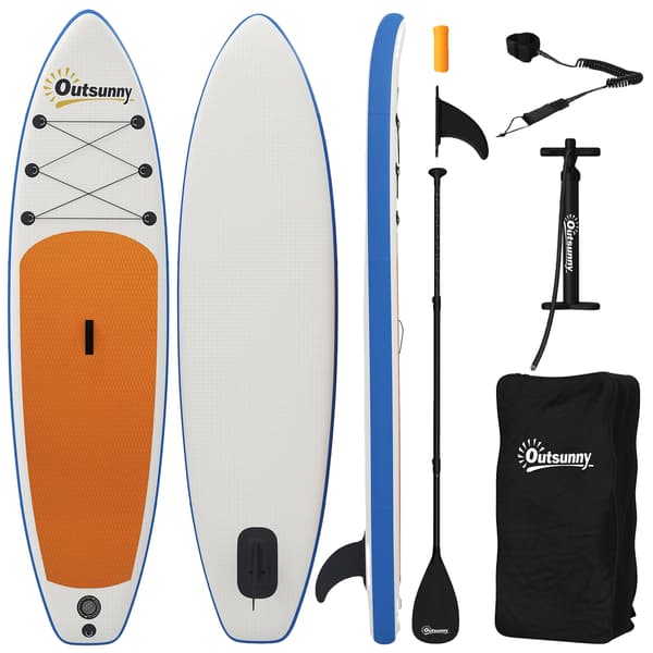 Stand Up Paddle Board, Uppblåsbar, Komplett Set,VIT