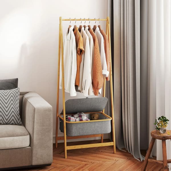 Förvaringslåda, Vikbar Design, Flerfunktionsanvändning, GRÅ