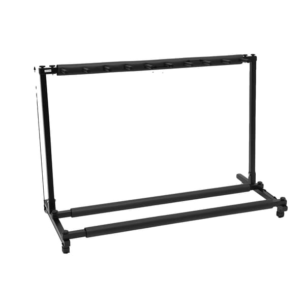 Guitar Stativ, Holder 9 Instrumenter, Robust Jernkonstruktion,sort