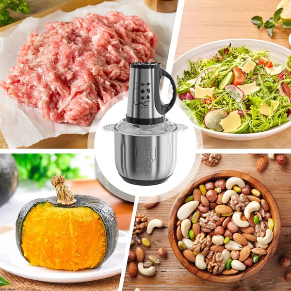 Köttkvarn, 3 hastighetsinställningar, rostfria blad,EU PLUG