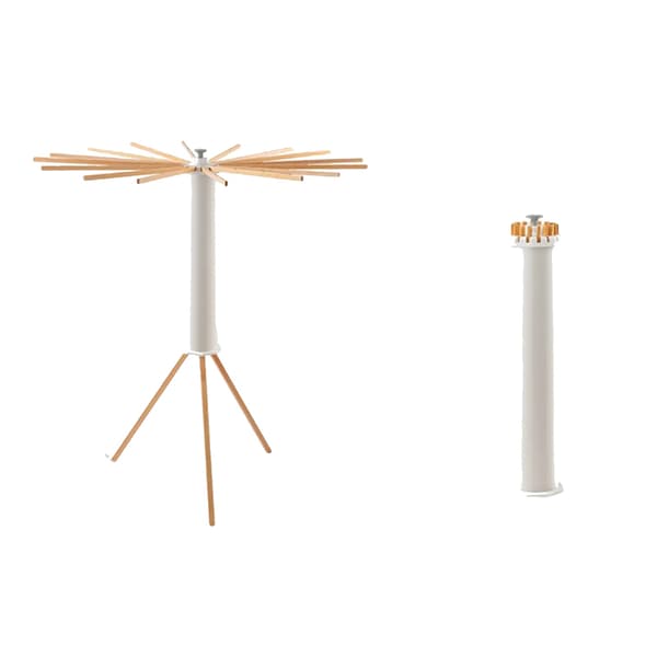 Klädtorkställning, Fällbar Design, Hög Lastkapacitet,VIT, 10