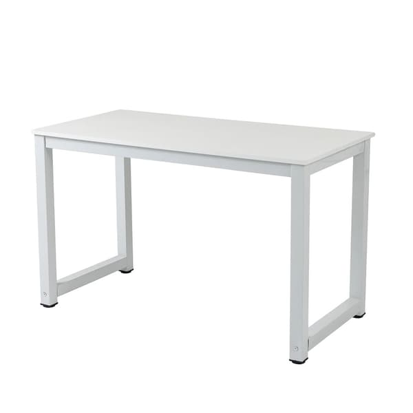 Fällbart Skrivbord, Hållbara Material, Mångsidig Användning,Vit-120cm
