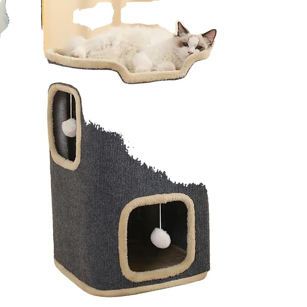Kattehus, Multi-Niveau Design, Interaktive Funktioner,GRÅ