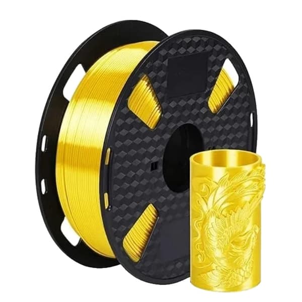 3D-skrivarfilament, PLA-material, 1,75 mm diameter,Gul-200g