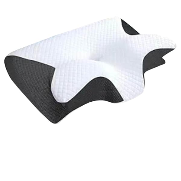 Nakkepude, Ergonomisk Design, Memory Foam Konstruktion,sort