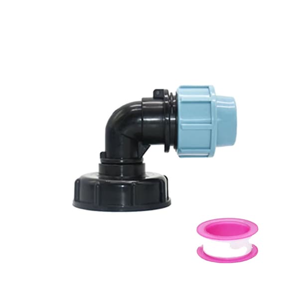 IBC Tankadapter, PE Rørforbindelse, Hurtig Installation,32MM-B