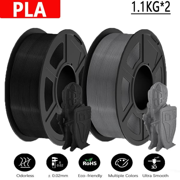 3D-printer filament, PLA-material, alsidig kompatibilitet,PLA BKGY