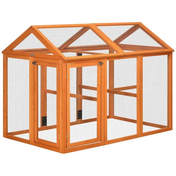 Hønsehus, Låselig Dør, Holdbart Design,hær grøn