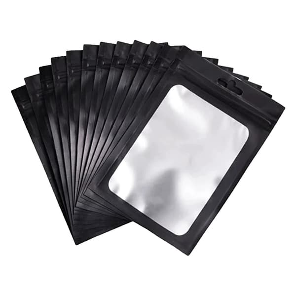 Genlukkelige Zip Lock Poser, Klar Design, Holdbart Plastmateriale,4
