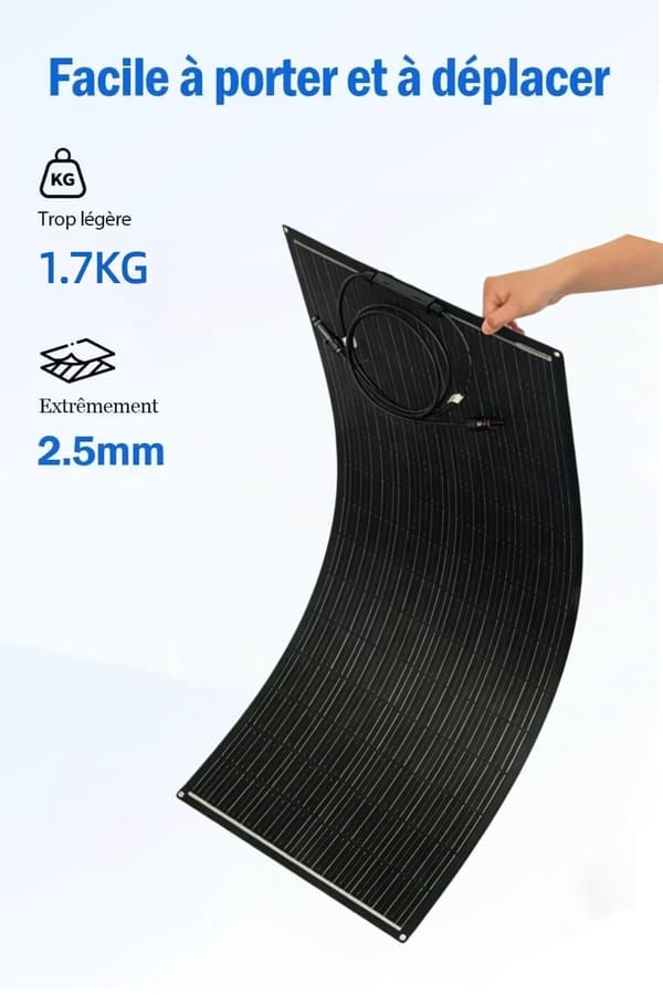 Solpanel, Flexibel Design, Hög Effektivitet,ETFE100W   2PC