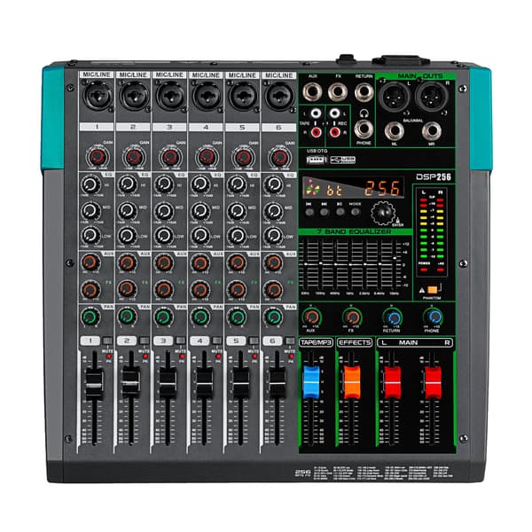 Lydmixer, indbyggede rumklangseffekter, USB- og Bluetooth-forbindelse,MG6
