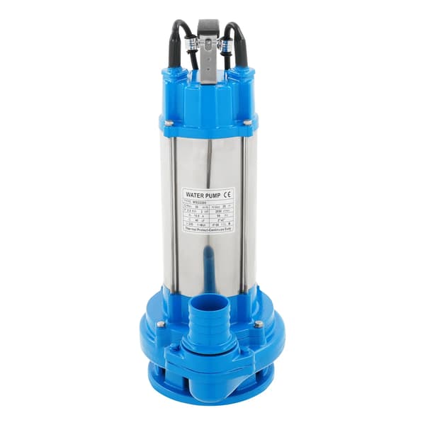 Spildevand Nedsænket Pumpe, Høj Flow Rate, Holdbart Materiale,EU-stik, EU