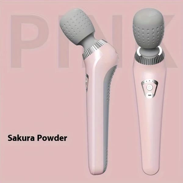 Håndholdt Massager, USB Genopladelig, Multifunktionelt Design,Pink