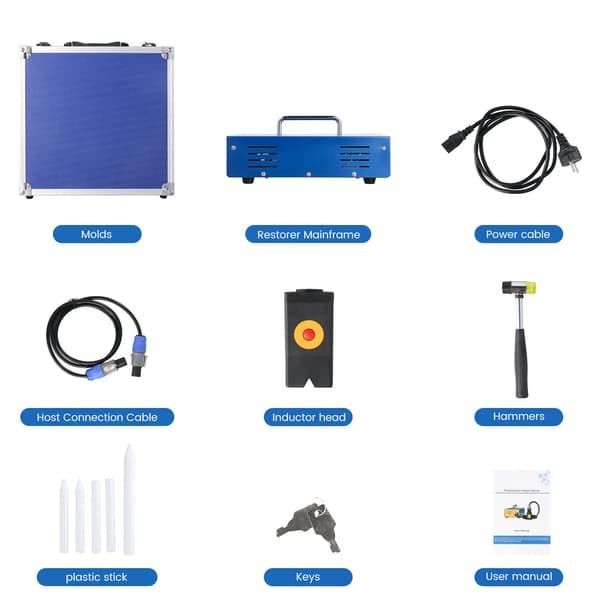 Magnetisk induktionsvarmer, effektiv bulereparation, justerbar effektkontrol,EU stik