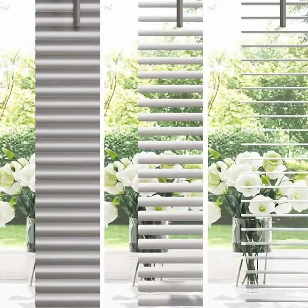 Fönsterpersienn, Aluminium Material, Romersk Gardinstil,Silver