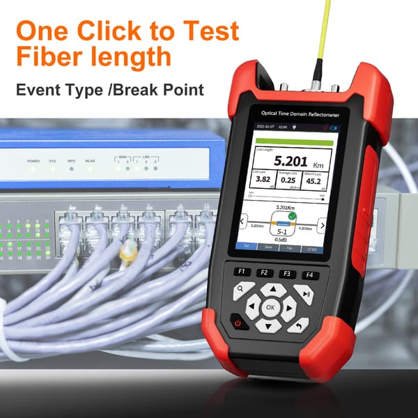 Fiberoptisk tester, optisk effektmätare, mångsidig anslutning,NF-981