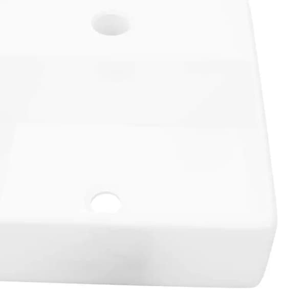 Vaskeskål, Keramisk Materiale, Kompakt Design,HVID