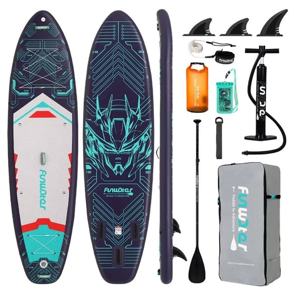 Stand Up Paddle Board, Bred Dæk, Holdbart Materiale,SUPFW50B