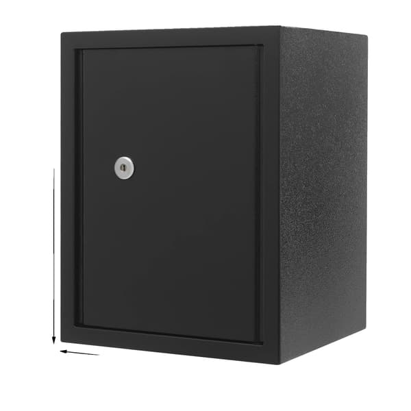 Säkerhetsbox, Stöldskyddsdesign, Rymlig 35L Kapacitet,svart