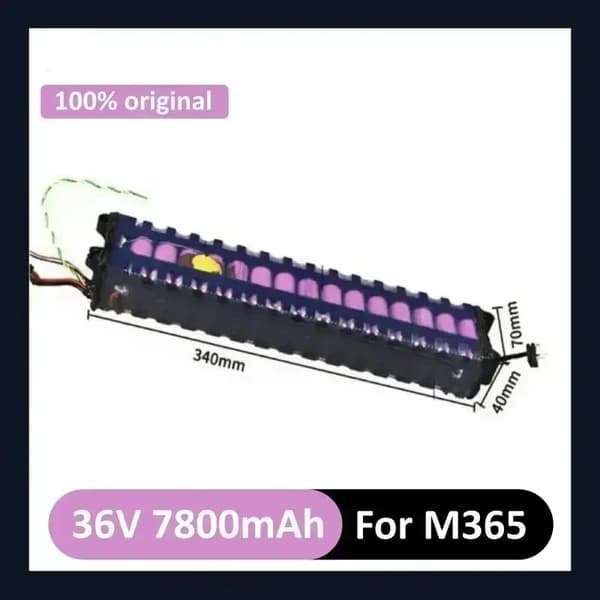 Elbilbatteri, 36V Strøm, Bluetooth Kommunikation,7800mAh