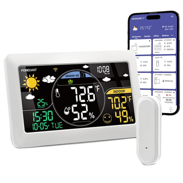 Väderstation, Realtidsdata, Smart App Kontroll,VIT