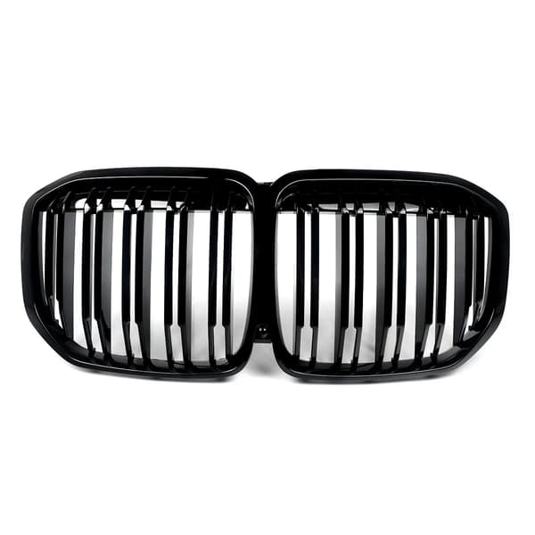 Framstötfångargrill, Aggressiv Styling, Enkel Installation,glansig svart