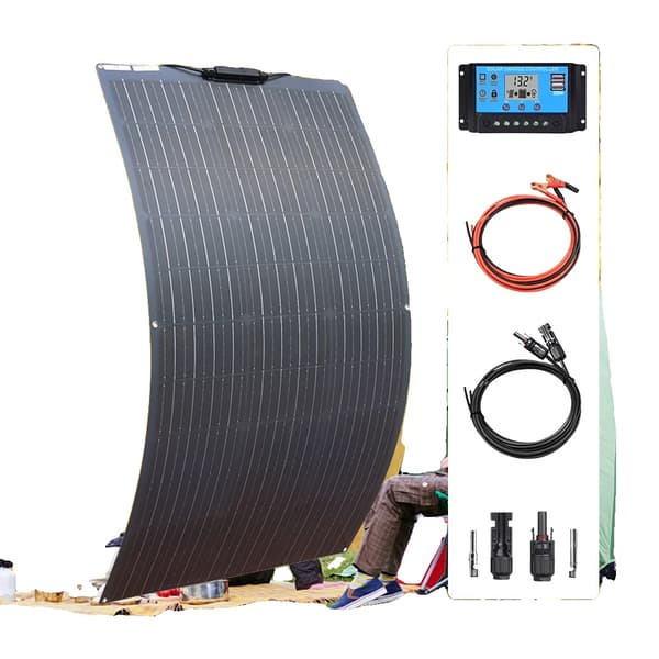 Solpanelssats, Flexibel Design, Hög Effektivitet, 12V 100W kit