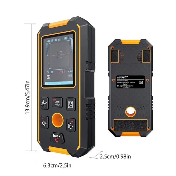 Metalldetektor, Hög Precision, Ergonomisk Design, NF-513