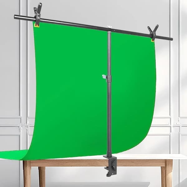 Bakgrundsställ, Justerbart Stöd, Inomhusfotografering Setup,Grön med stativ