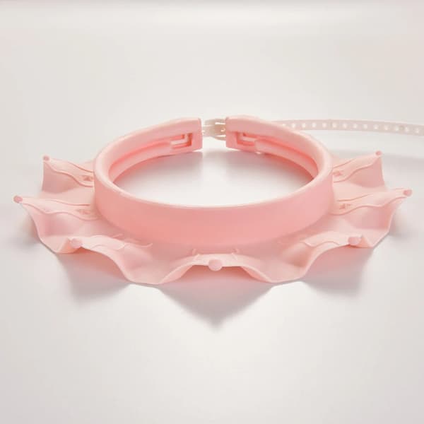 Babybadekappe, Justerbar Pasform, Sødt Blomsterdesign,Pink