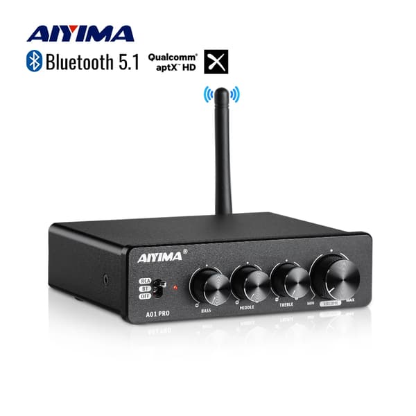 Lydforstærker, Bluetooth-forbindelse, højtydende lyd,Med 24V EU forsyning, A01 pro
