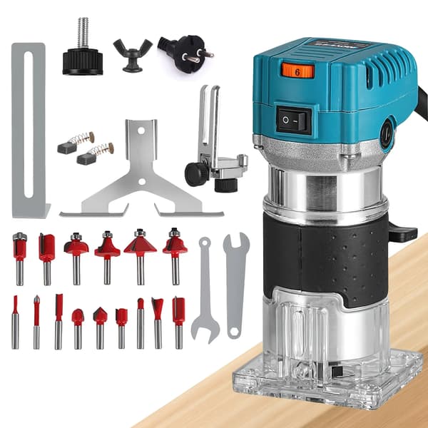 Träfräs, kraftfull 800W motor, högprecisionsskärning,Typ B