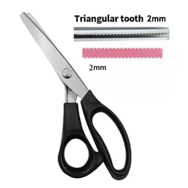Skrædder Saks, Rustfrit Stål, Ergonomisk Håndtag,Trekantet 2mm