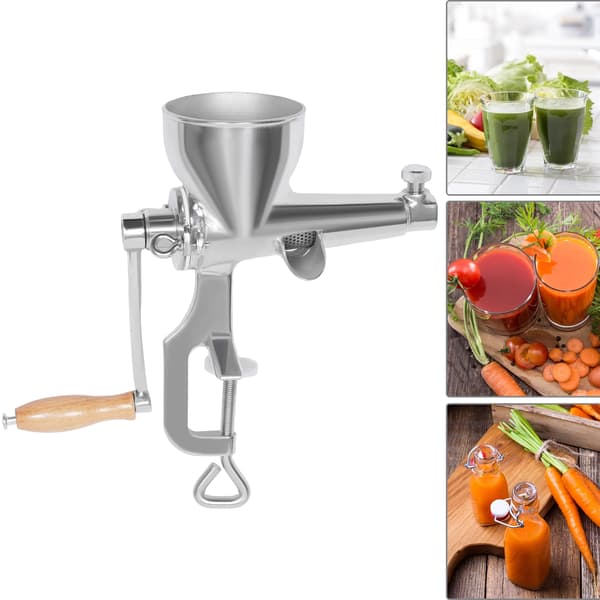 Juicer, Manuel Betjening, Holdbare Materialer,L, Lys Grå