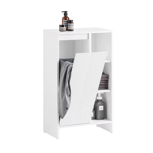 Garderobe, Pladsbesparende Design, Justerbar Hylde,HVID