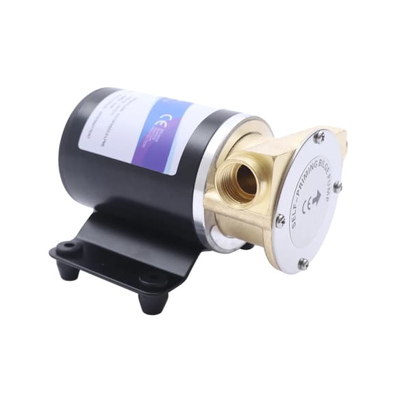 Selvprimende Pumpe, 23L/min Flow Rate, 120W Motor,sort, 12V
