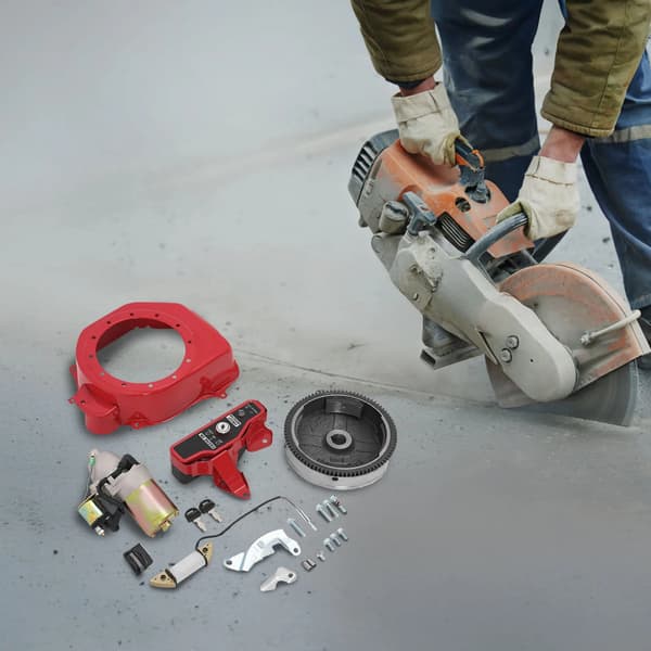 Startmotor Kit, Nyckelströmbrytarlåda, Fullständiga Komponenter,Röd