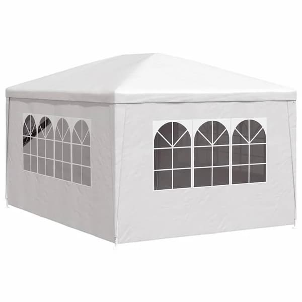 Gazebo, Solid Skjul, Nem Opsætning,HVID