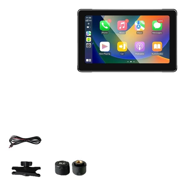 Moottoripyörän multimedia-soitin, langaton CarPlay, Android Auto,MT-07 7Inch