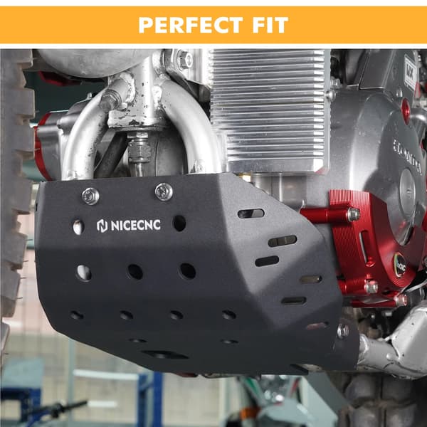 Skidplade, Aluminiumlegering Konstruktion, Motorbeskyttelse,sort
