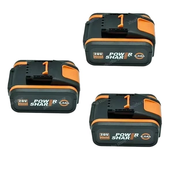 Uppladdningsbart batteri, 20V, 6000mAh kapacitet,6AhX3