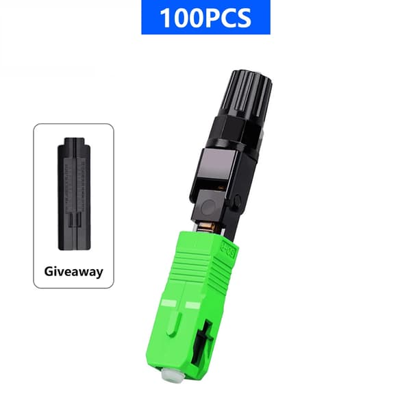 Kold Connector, Genanvendeligt Design, Lav Indsætnings Tab,APC 100stk