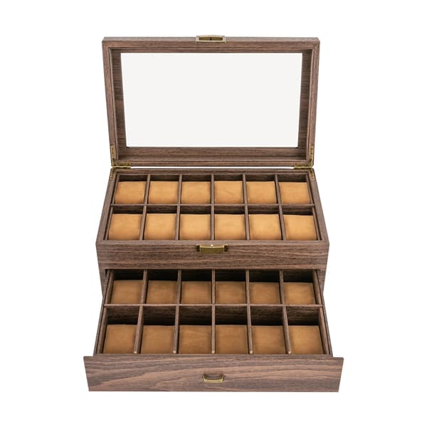Urkasse, 24 Rum, Rustik Design,Brun