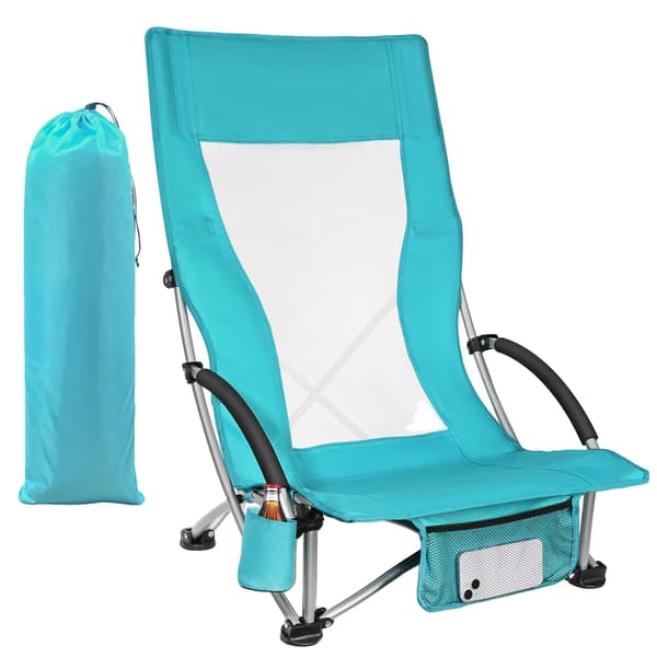 Strandstol, Lättvikt, Bärbar Design, Blå
