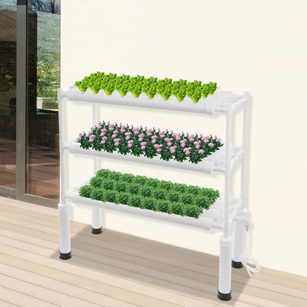 Hydroponiskt växtsystem, vertikal design, hög avkastningskapacitet,VIT