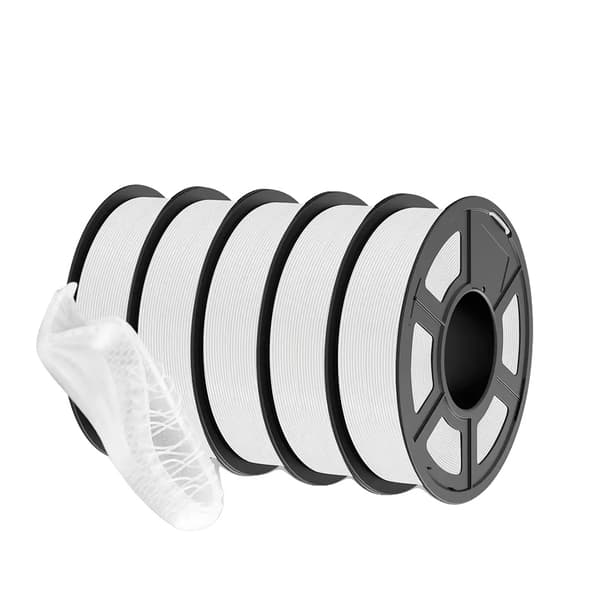 3D-printer filament, alsidig anvendelse, høj sejhed,TPU 5HVID