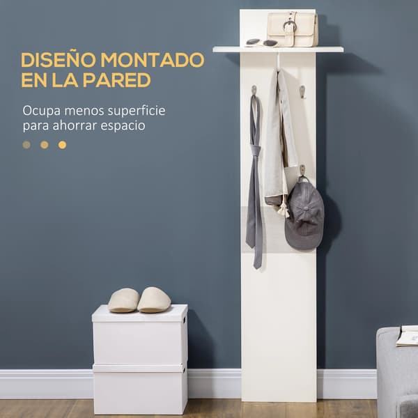 Klädhängare, Trämaterial, Modern Design, VIT
