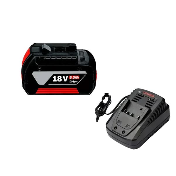 Batteri, 18V, 8000mAh kapacitet,8.0AHX1-laderX1