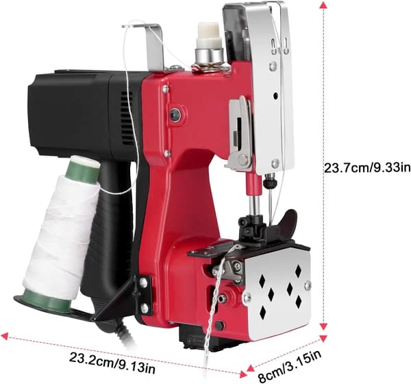 Industriell elektrisk symaskin, hög hastighet, kompakt design,pluginversion