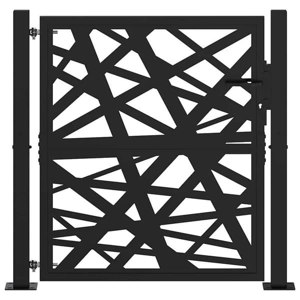 Haveport, Stål Konstruktion, Moderne Design,sort